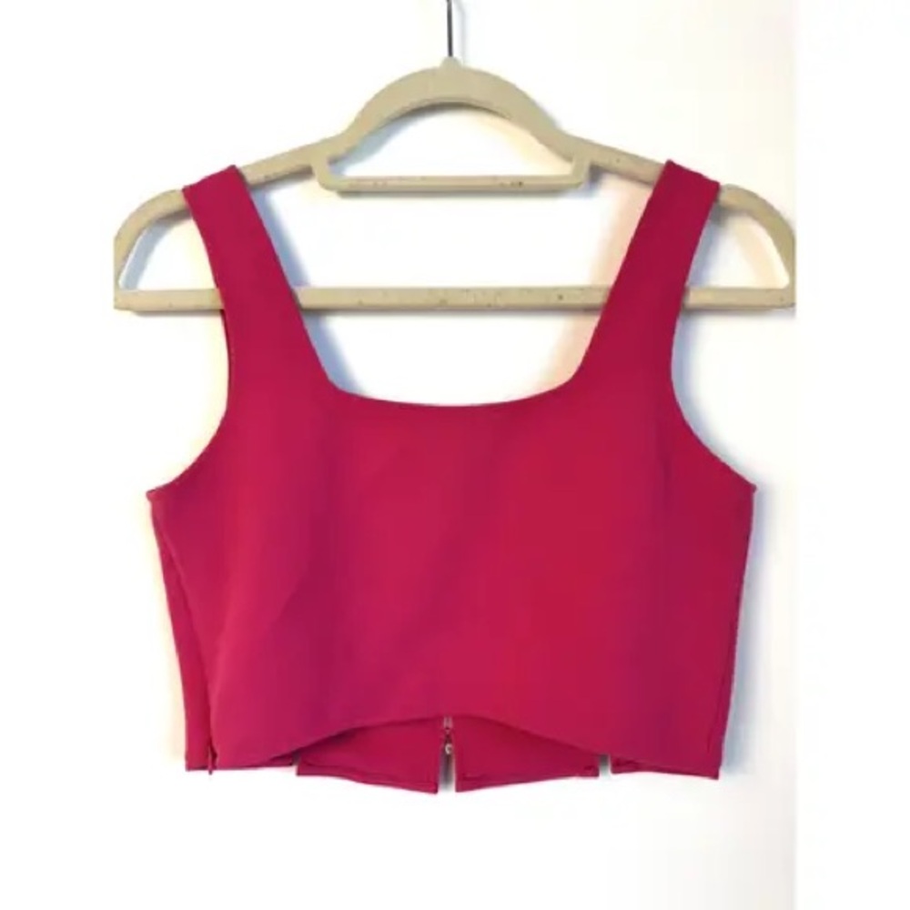 NWOT Cult Gaia Pina Floral-appliqué Top Size XS - Picture 2 of 7